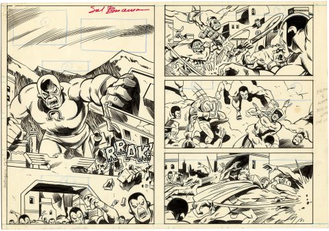 Sal Buscema | Avengers #127 p15-16 (Signed) | Nostalgic Investments