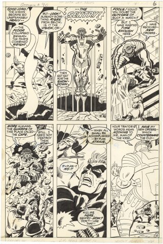Sal Buscema | Avengers #90 p5 | Nostalgic Investments