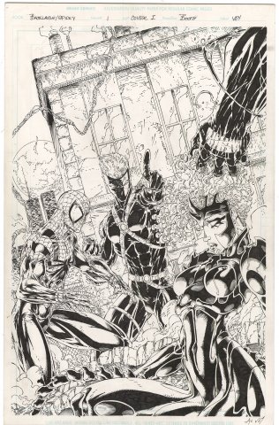 Brett Booth | Backlash/Spidey #1 Variant Cover #1 | Nostalgic Investments