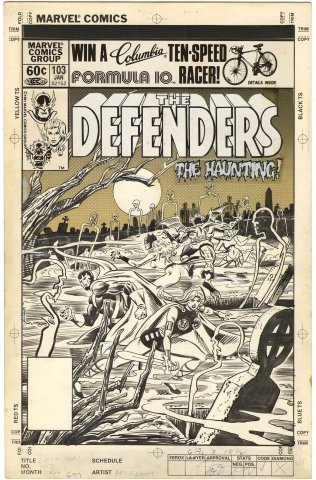 Al Milgrom | Defenders #103 Cover | Nostalgic Investments