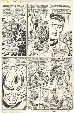 John Buscema | Fantastic Four #121 p4 | Nostalgic Investments