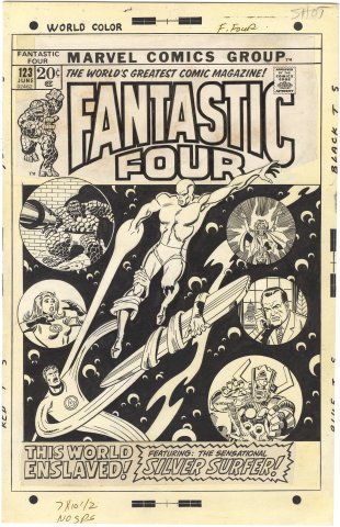 Sal Buscema | Fantastic Four #123 Cover | Nostalgic Investments