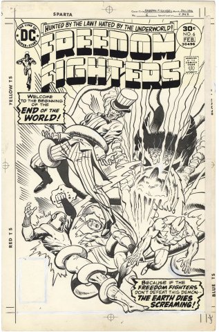 Rich Buckler | Freedom Fighters #6 Cover | Nostalgic Investments