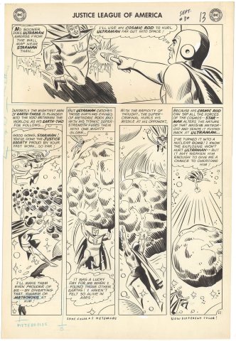 Mike Sekowsky | Justice League of America #30 p11 (Large Art) | Nostalgic Investments