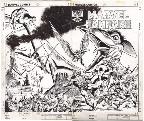 Dave Cockrum | Marvel Fanfare #3 Cover (Double-Cover) | Nostalgic Investments