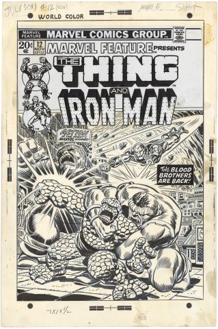 Jim Starlin | Marvel Feature #12 Cover | Nostalgic Investments