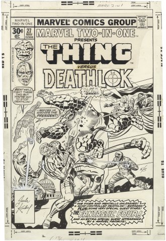 Jack Kirby | Marvel Two-in-One #27 Cover (Signed) | Nostalgic Investments