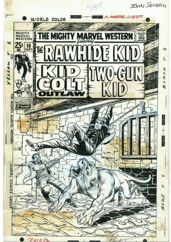 Larry Lieber | Mighty Marvel Western #10 Cover | Nostalgic Investments