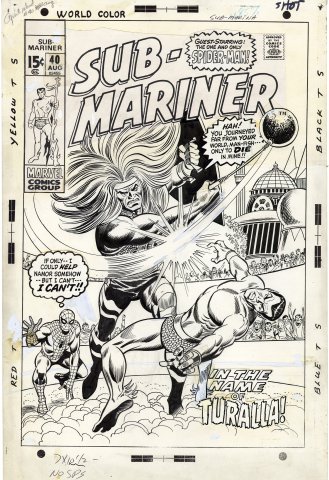 George Tuska, John Romita | Sub-Mariner #40 Cover | Nostalgic Investments