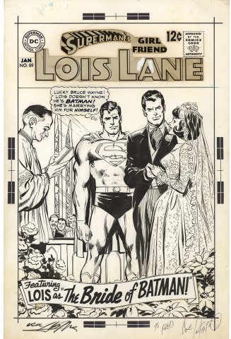 Carmine Infantino | Superman’s Girl Friend Lois Lane #89 Cover (Neal Adams) | Nostalgic Investments
