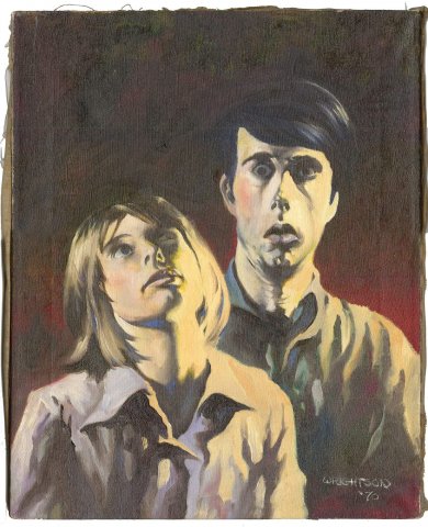 Bernie Wrightson | Wrightson Portrait of Jeffrey and Louise Jones (Later Louise Simonson) | Nostalgic Investments