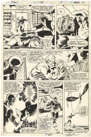 John Byrne | X-Men #126 p6 (Signed) | Nostalgic Investments