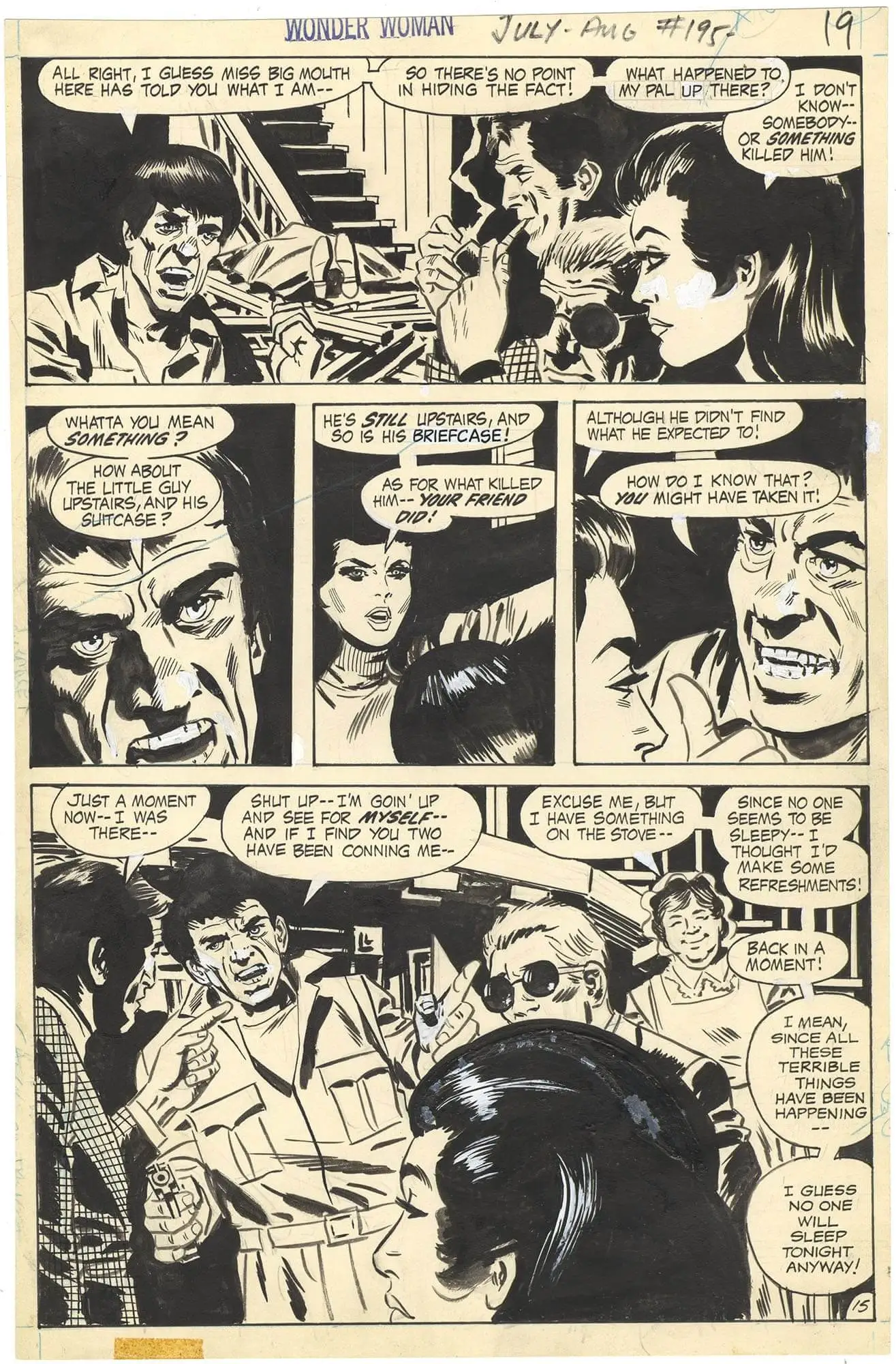 Original Comic Art by Wonder Woman 195 P15 Wally Wood | Nostalgic ...