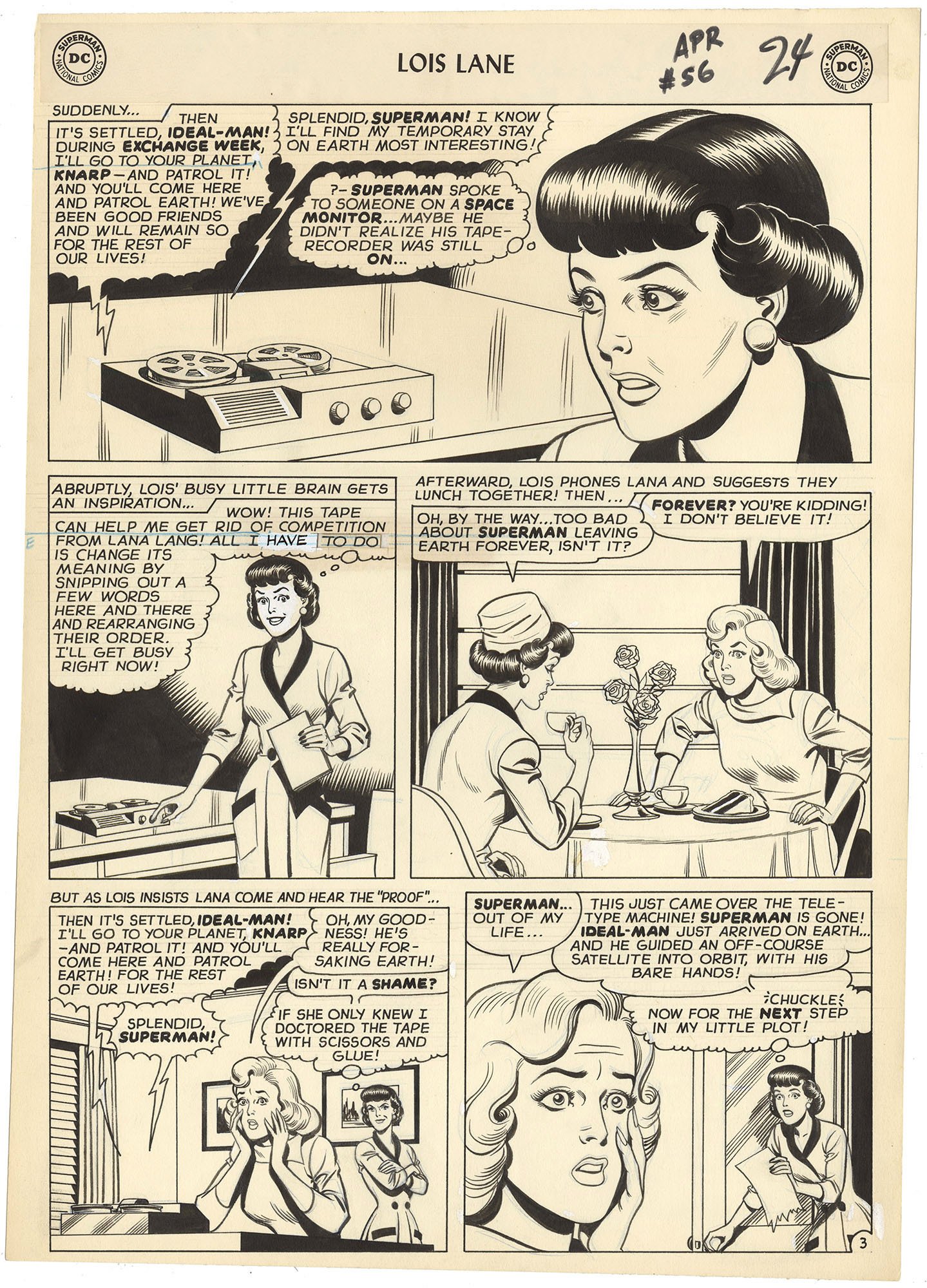 Superman’s Girl Friend Lois Lane #56 p3 (Large Art)