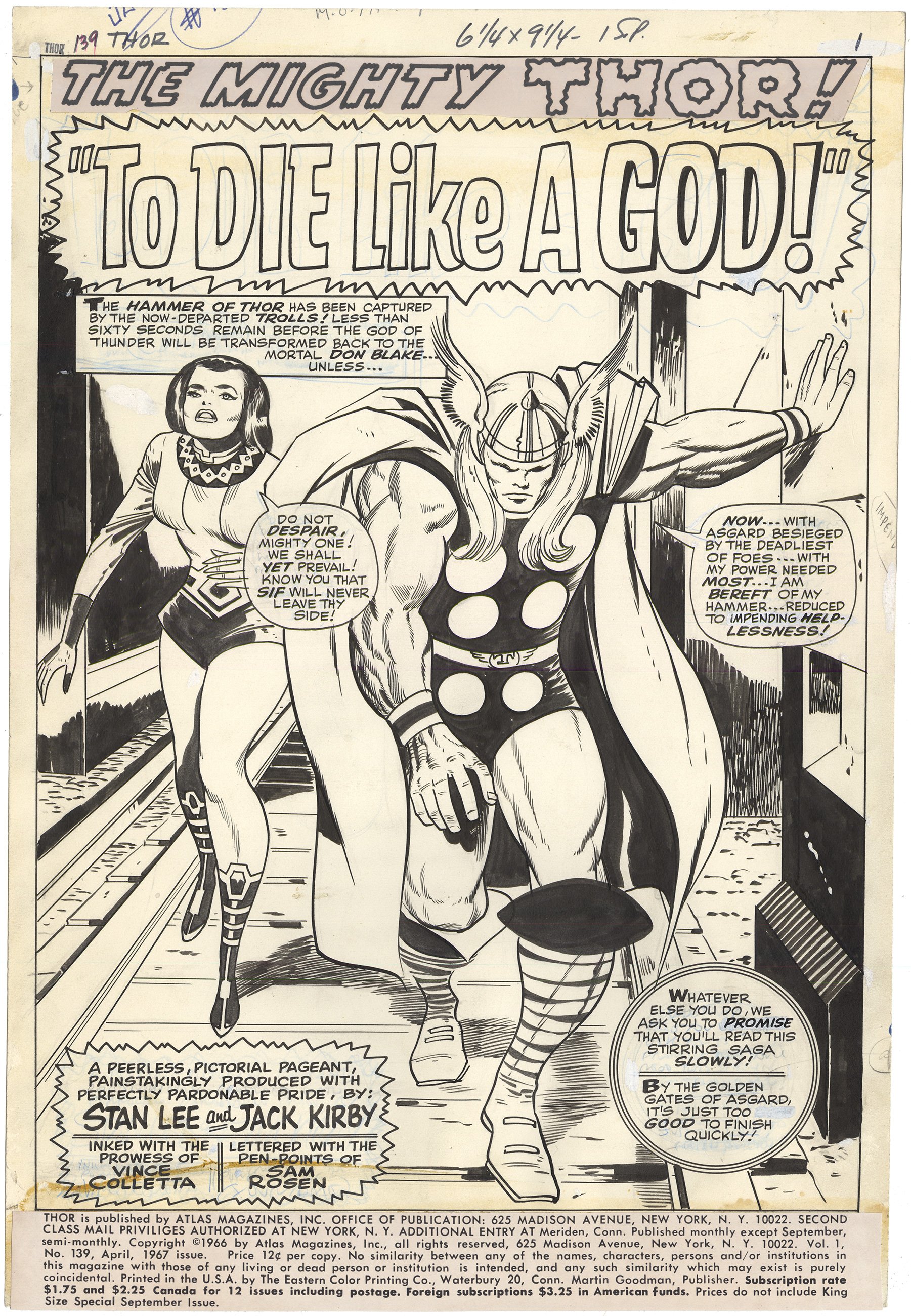 Thor #139 p1 (Large Art)