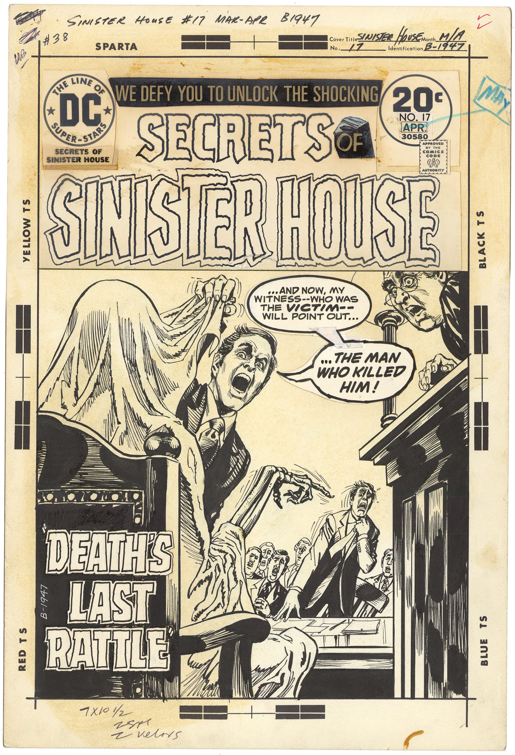 Secrets of Sinister House #17 Cover