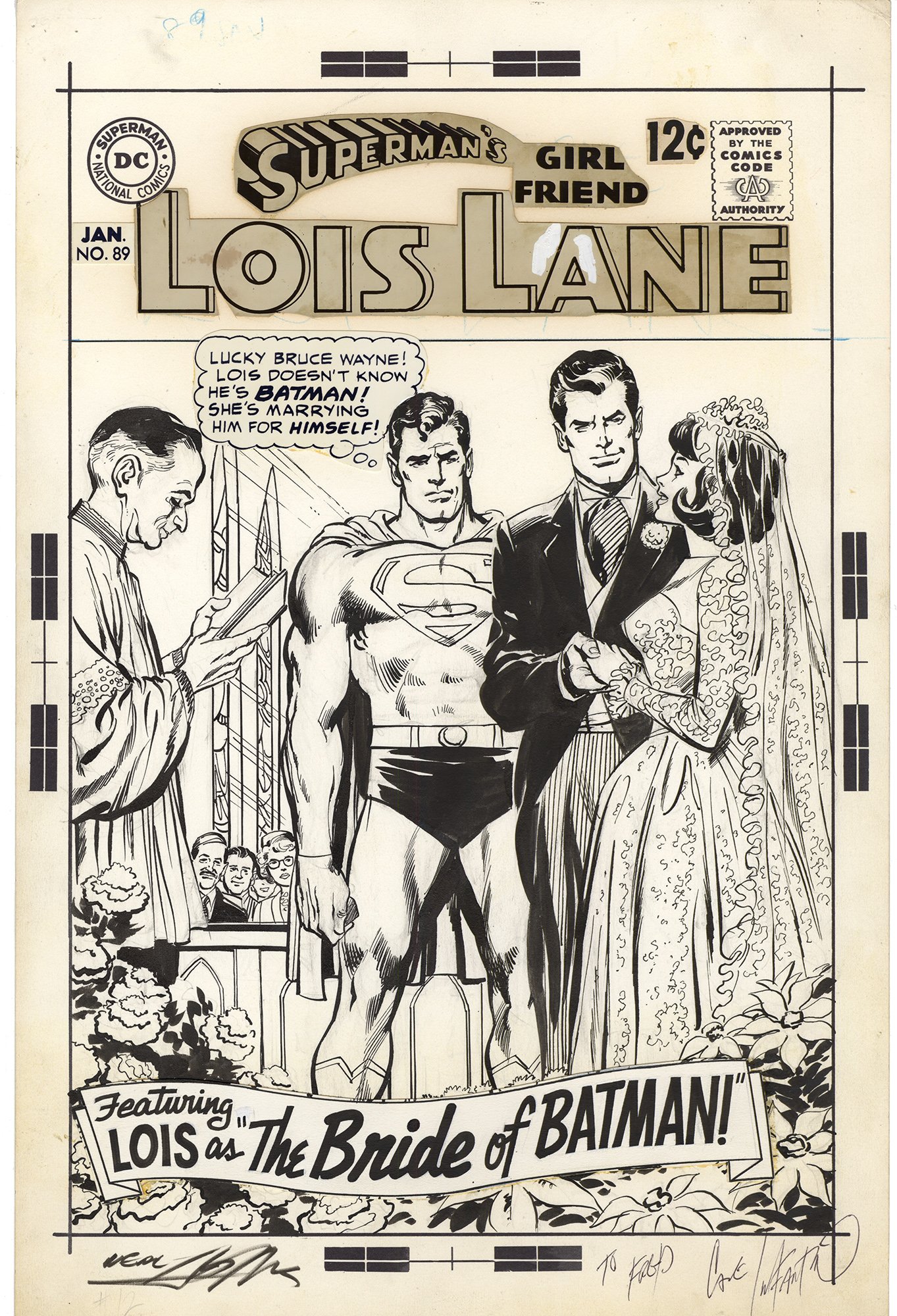 Superman’s Girl Friend Lois Lane #89 Cover (Neal Adams)