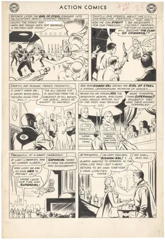 Action Comics #282 p7 (Supergirl!)
