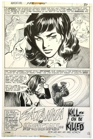 Gray Morrow | Adventure Comics #415 p1 (Zatanna) (½ Splash) | Nostalgic Investments