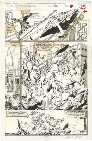 Amazing Spider-Man #381 p25 (Signed)