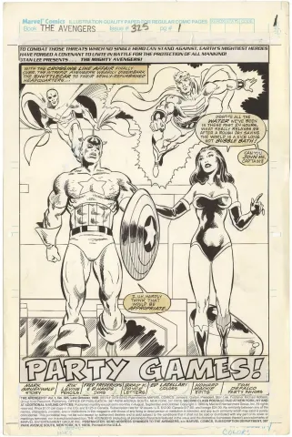 Avengers #325 p1