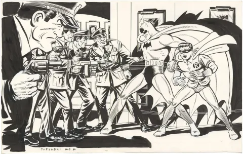 Batman: The Dailies 1944 - 1945  Cover (Signed)