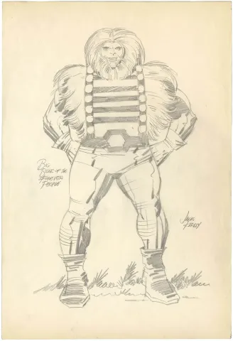 Big Bear Pencil - Signed Kirby