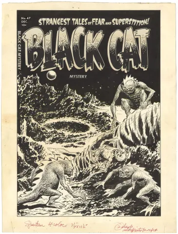 Black Cat Mystery #47 Cover
