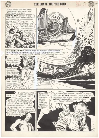 Brave and the Bold #53 p5 (Large Art) (Signed)