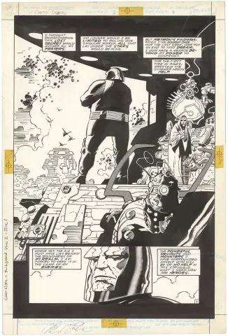 Cosmic Odyssey #1 p9 (Splash - Signed - Large Art)