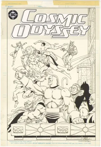 Cosmic Odyssey Unused Cover (Signed) #1 Cover