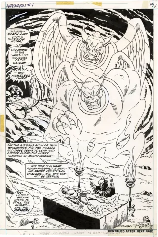 Defenders #1 p13 (Splash) (Historic)