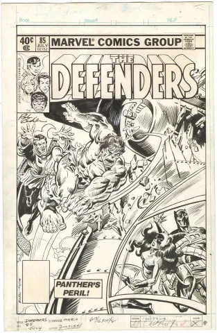 Defenders #85 Cover (Signed)