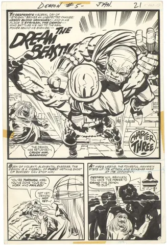 Demon #5 p17 (Splash)