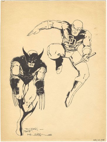 Kevin Eastman - Daredevil and Wolverine Commission