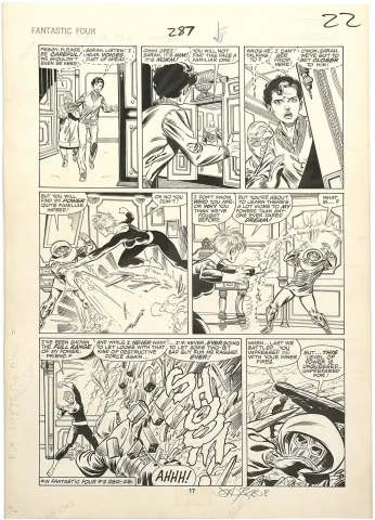 Fantastic Four #287 p17 (Dr. Doom)(Large Art)
