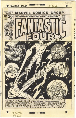 Fantastic Four #123 Cover