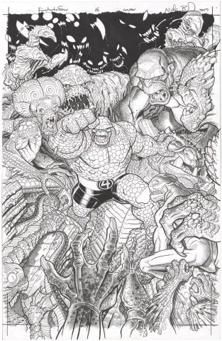 Fantastic Four #16 Cover (Signed)