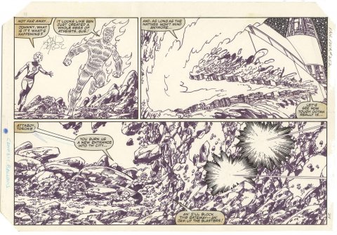 Fantastic Four #252 p24 (½ Splash)(Signed)