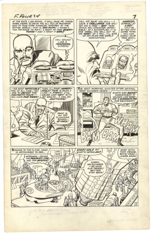 Fantastic Four #34 P5 (Large Art) Comic Art