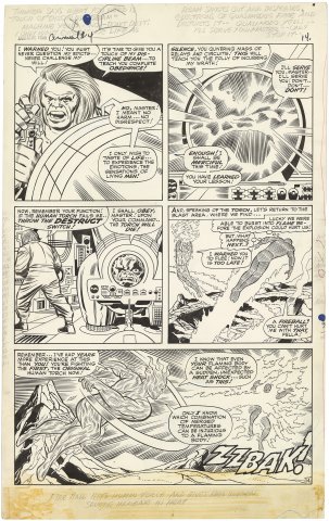 Fantastic Four Annual #4 P14 Comic Art