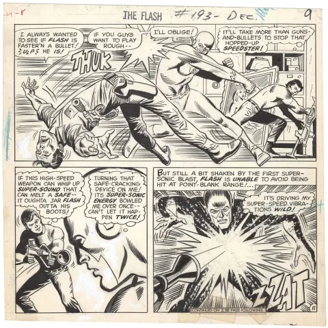 Ross Andru | Flash #193 p8 (⅔ page) | Nostalgic Investments