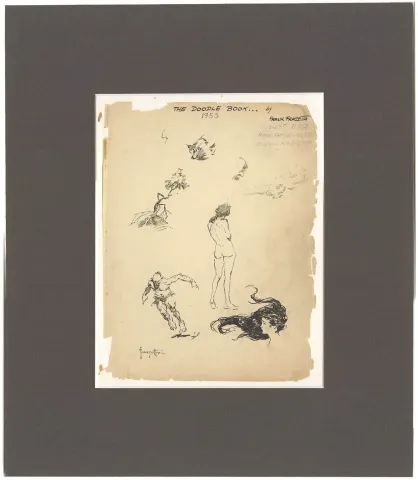 Frazetta Doodle Book (Signed)