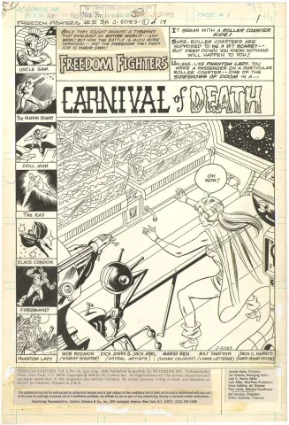 Freedom Fighters #15 p1 (Splash)