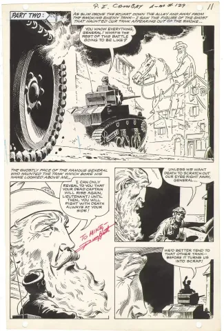 G.I. Combat #129 p7 (½ Splash)(Signed)