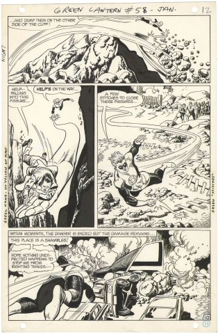 Green Lantern #58 P10 Comic Art