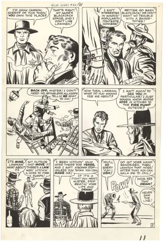 Gunsmoke Western #66 p2 (Large Art)