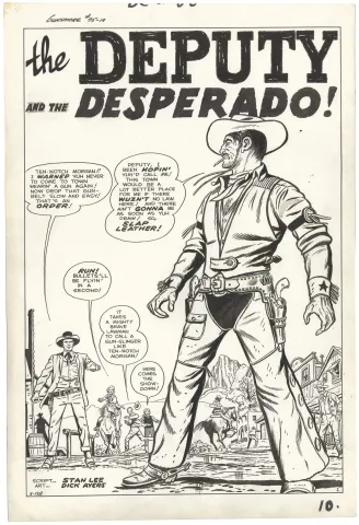 Gunsmoke #75 p10 (Splash) (Large Art)