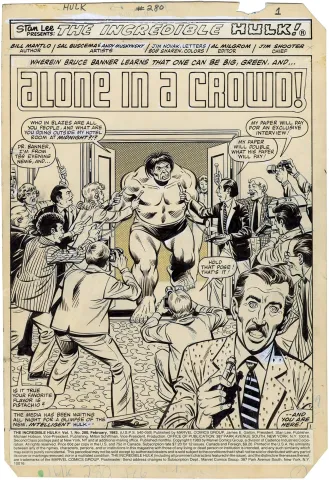 Incredible Hulk #280 p1 (Splash)