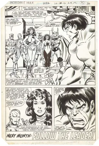 Incredible Hulk #282 p22 (⅔ Splash)